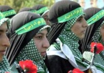 Women in the Iranian military (AFP file photo)