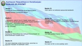 Azərbaycan Konstitutsiyası ilə vətəndaşın hüququ qorunmalıdır