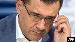 Roman Seleznyov, 30, is a son of Russian lawmaker Valery Seleznyov (pictured).
