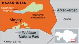 The locations of the mass murders this year in Kazakhstan (click to enlarge)