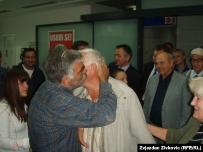 Doček Jovana Divjaka u Sarajevu, 29. juli 2011, foto: Zvjezdan Živković