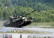 Russia – Military – Tank at the Russian Arms Exhibition, Nizhny Tagil, 11Jul2006