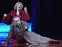 Russia -- Valery Alekseiev and Oksana Krovitskaya perform during the run-through of the