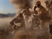 British Royal Marines fighting Taliban forces near Kajaki dam earlier this year (epa)