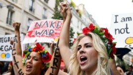 Femen activists have moved their protests beyond Ukraine.
