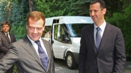 Russian Russian President Dmitry Medvedev (left) met with Syrian President Bashar al-Assad in Sochi in 2008.