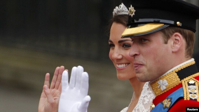 Kate i princ William na dan venčanja, 29. april 2011.