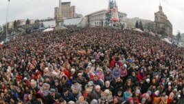 Шерушілер. Киев, 23 ақпан 2014 жыл.