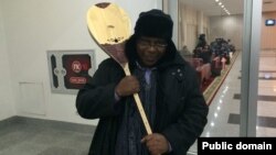 Майна Киаи, специальный докладчик ООН по вопросу о праве на свободу собраний и ассоциаций. Актау, 25 января 2015 года. Автор фото - гражданский активист Галым Агелеуов.