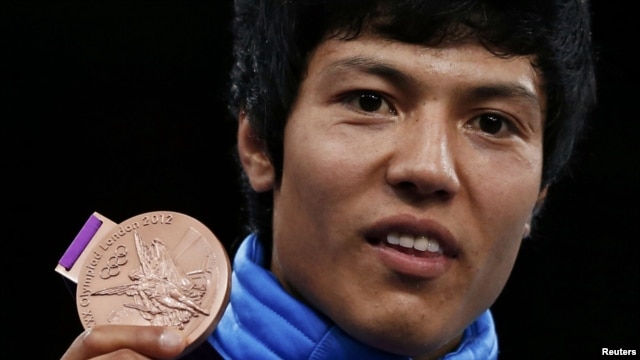 Afghanistan's bronze-medal-winning Olympian Rohullah Nekpa 