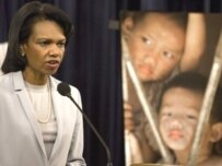Condoleezza Rice presenting this year's report in Washington on June 12 (AFP)