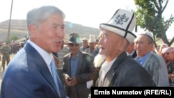 Kyrgyz President Almazbek Atambaev (left) has pledged to leave politics once his current term ends. His office said that "the president plans to be engaged in creative activities," including writing books, once he steps down.