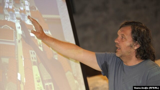 Emir Kusturica prezentuje projekat Andrićgrada, juni 2011.