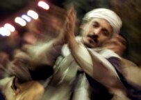 An Egyptian Sufi dances to religious songs (epa)