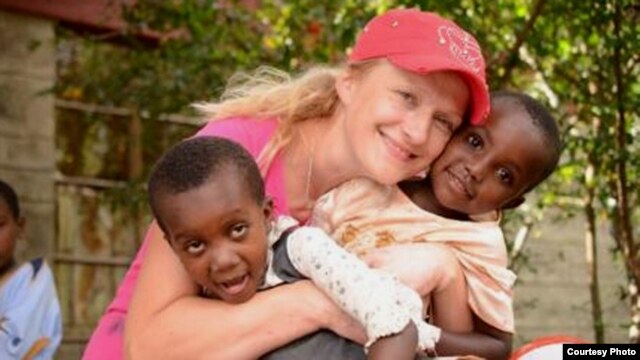 Dražana Perković tokom boravka u Africi