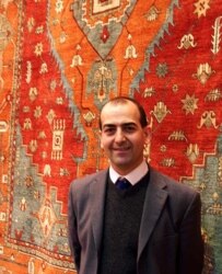 Hossein Attaran and one of his 