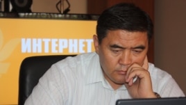 Kamchybek Tashiev, leader of the Ata-Jurt party's parliamentary group