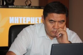 Kamchybek Tashiev, leader of the Ata-Jurt party's parliamentary group