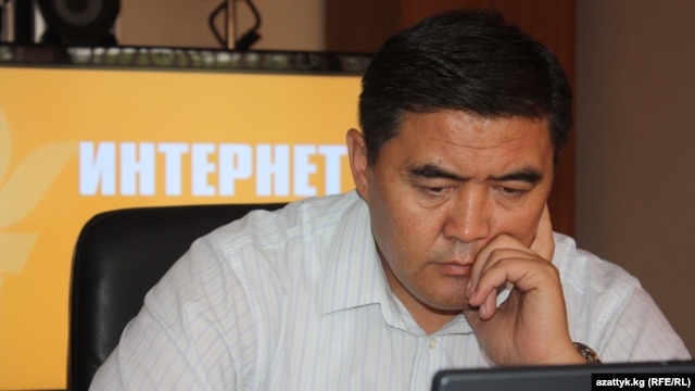 Kamchybek Tashiev, leader of the Ata-Jurt party's parliamentary group