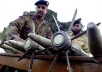 Pakistani soldiers display six Stinger missiles captured from insurgents on the Afghan border last year (AFP)