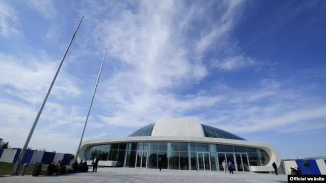 The new parliament building in Kutaisi was only completed earlier this year and lawmakers only started holding sessions there in October.