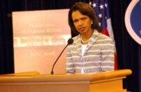 Secretary of State Rice at the June 5 presentation of the trafficking report (official site)