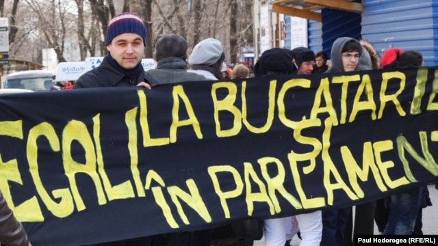 Miting împotriva discriminării, Chişinău, 8 martie 2011