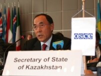 Kazakh Secretary of State Kanat Saudabaev addresses the OSCE's Permanent Council (OSCE)