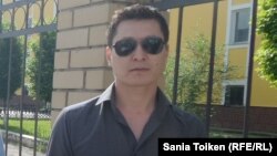 Атыраулық белсенді Ерлан Башақов.