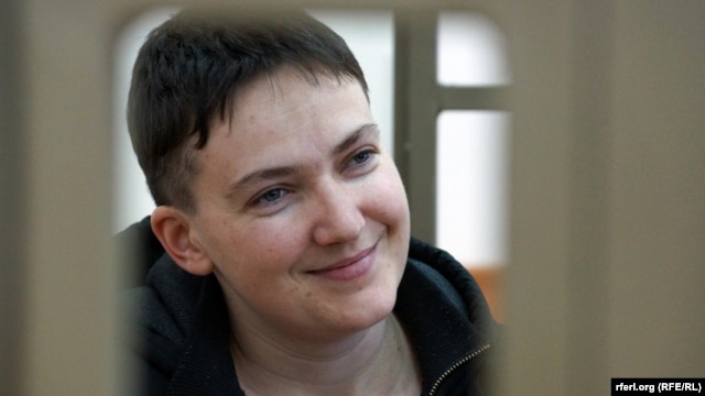 Надежда Савченко в суде, 7 декабря 2015 года