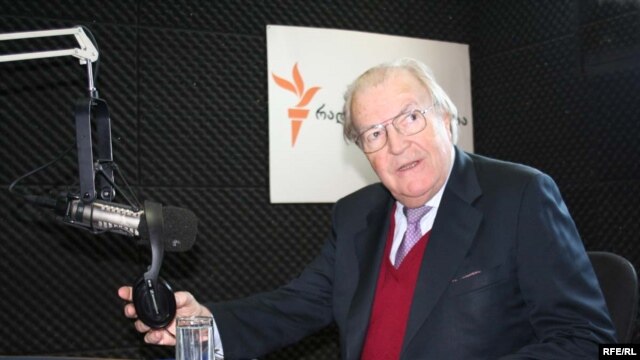 Denis Corboy, who is also the director of the Caucasus Policy Institute of the London King's College, at RFE/RL's bureau in Tbilisi
