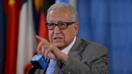 I dërguari i Kombeve të Bashkuara dhe Ligës Arabe për Sirinë, Lakhdar Brahimi.