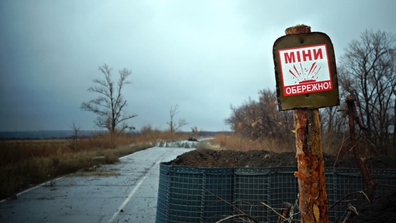 Зима в окопах на востоке Украины