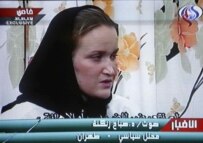 Faye Turney on Iranian state TV on March 28 (epa)