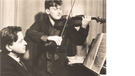 George Enescu și Yehudi Menuhin