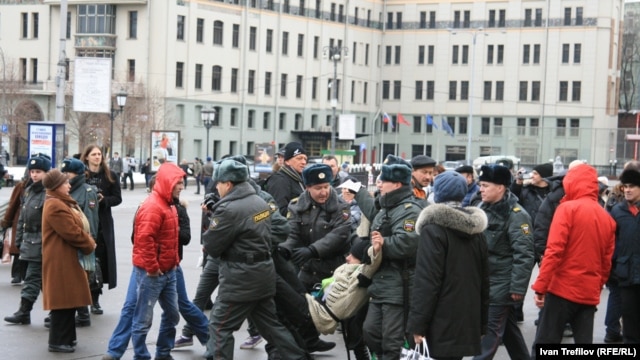 Акция в защиту кубанских экологов, Москва,  17 марта 2012 