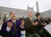 Tajik Muslims praying in the central mosque in Dushanbe (file photo) (ITAR-TASS)