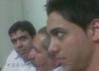 Kianush Sanjari (right) in undated photo with Manuchehr Mohammadi (left), brother of the late political prisoner Akbar Mohammadi (Courtesy Photo)