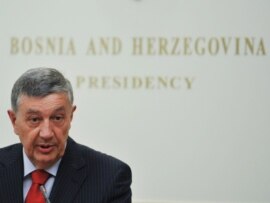 Nebojsa Radmanovic, one of the three members of Bosnia's ethnically based presidency (file photo)