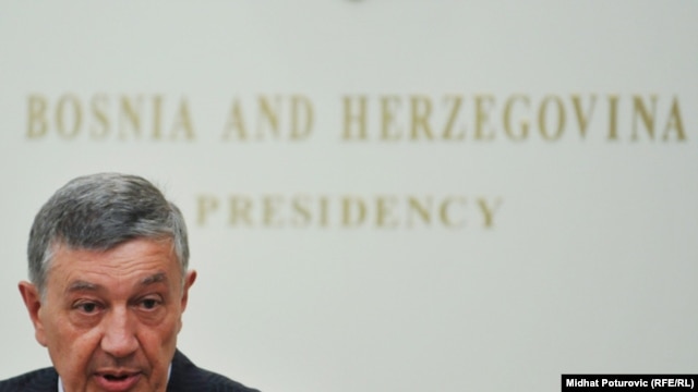 Nebojsa Radmanovic, one of the three members of Bosnia's ethnically based presidency (file photo)