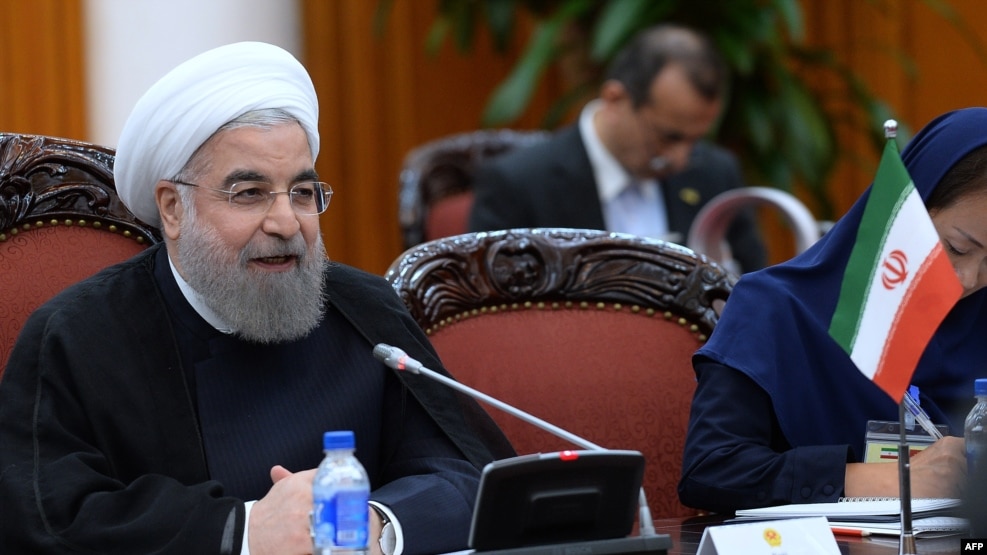 Iranian President Hassan Rohani said that "morality does not exist" in the United States, "which pretends to have had democracy for 200 years."