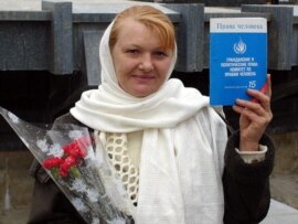 Uzbek human rights activist Elena Urlaeva