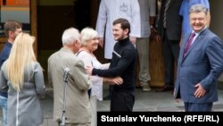 Геннадий Афанасьев пен Юрий Солошенко Киевке келді. 14 маусым 2016 жыл.
