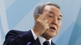 Kazakh President Nursultan Nazarbaev