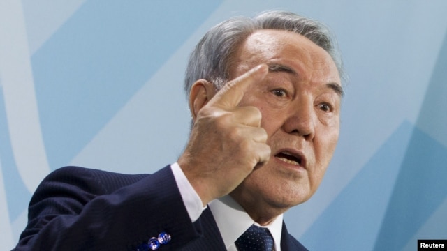 Kazakh President Nursultan Nazarbaev