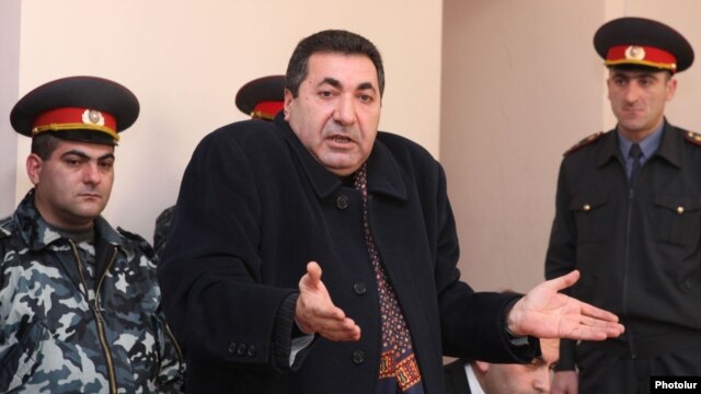 Colonel Margar Ohanian testifies at his trial on January 9.