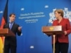 Merkel, Medvedev In Wide-Ranging Talks