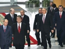 Belarus -- Participants of CIS summit in Minsk, 28Nov2006