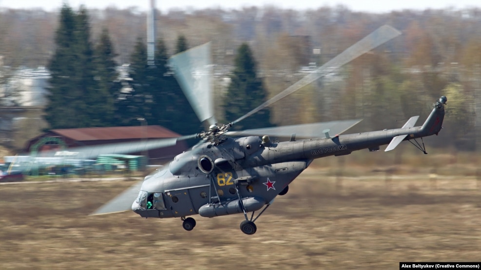 Ми-8 әскери тікұшағы (Көрнекі сурет).