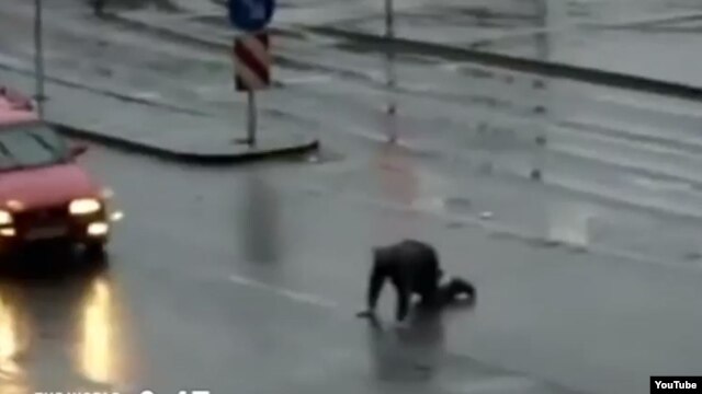 A screen grab from the Woki Toki video mashup "The World In 2 MInutes: Russia"